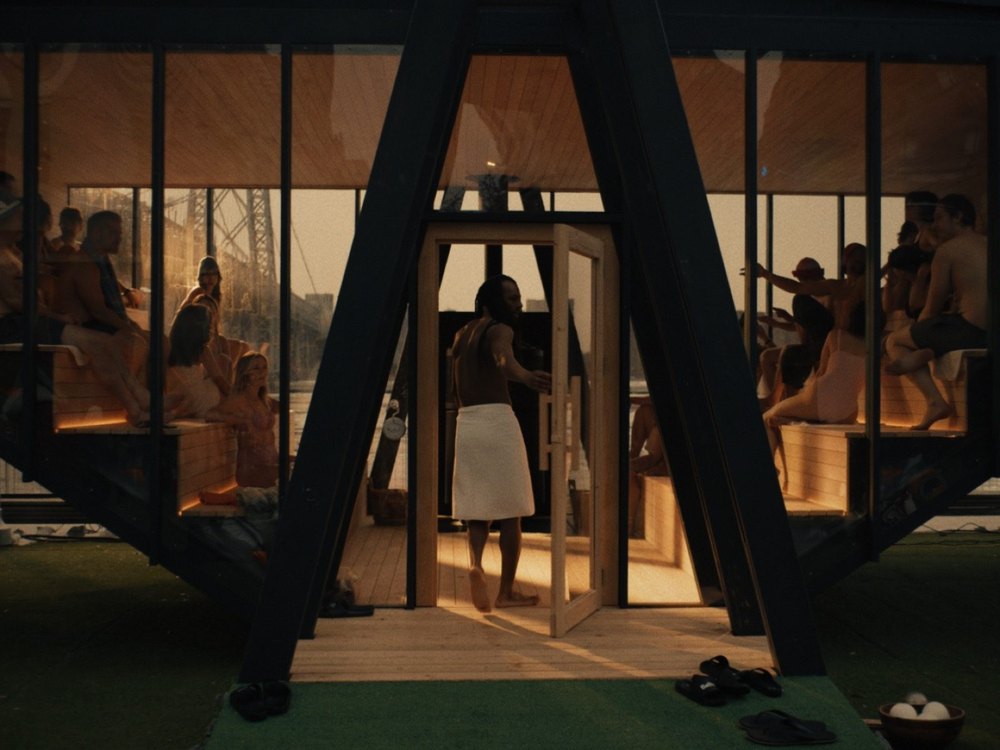 Frame from Culture of Bathe-ing, Vikram Valluri, color by FutureProof Color
