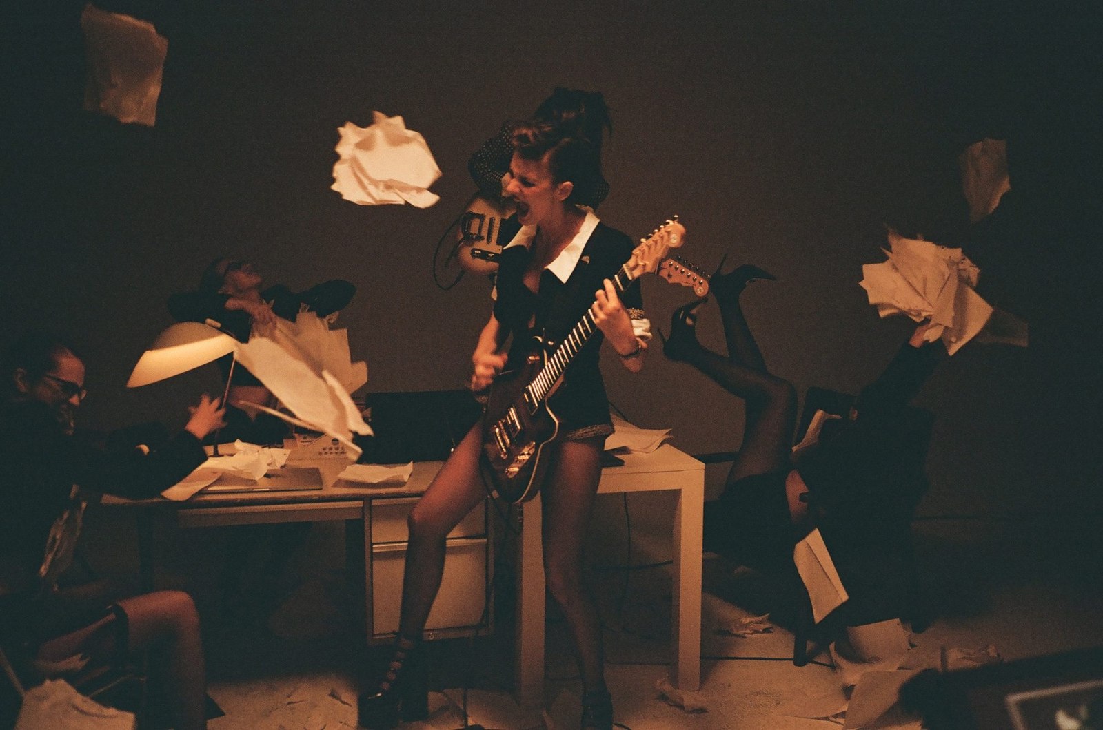 Frame from Bec Lauder & The Noise, Nobody Cares, color by FutureProof Color